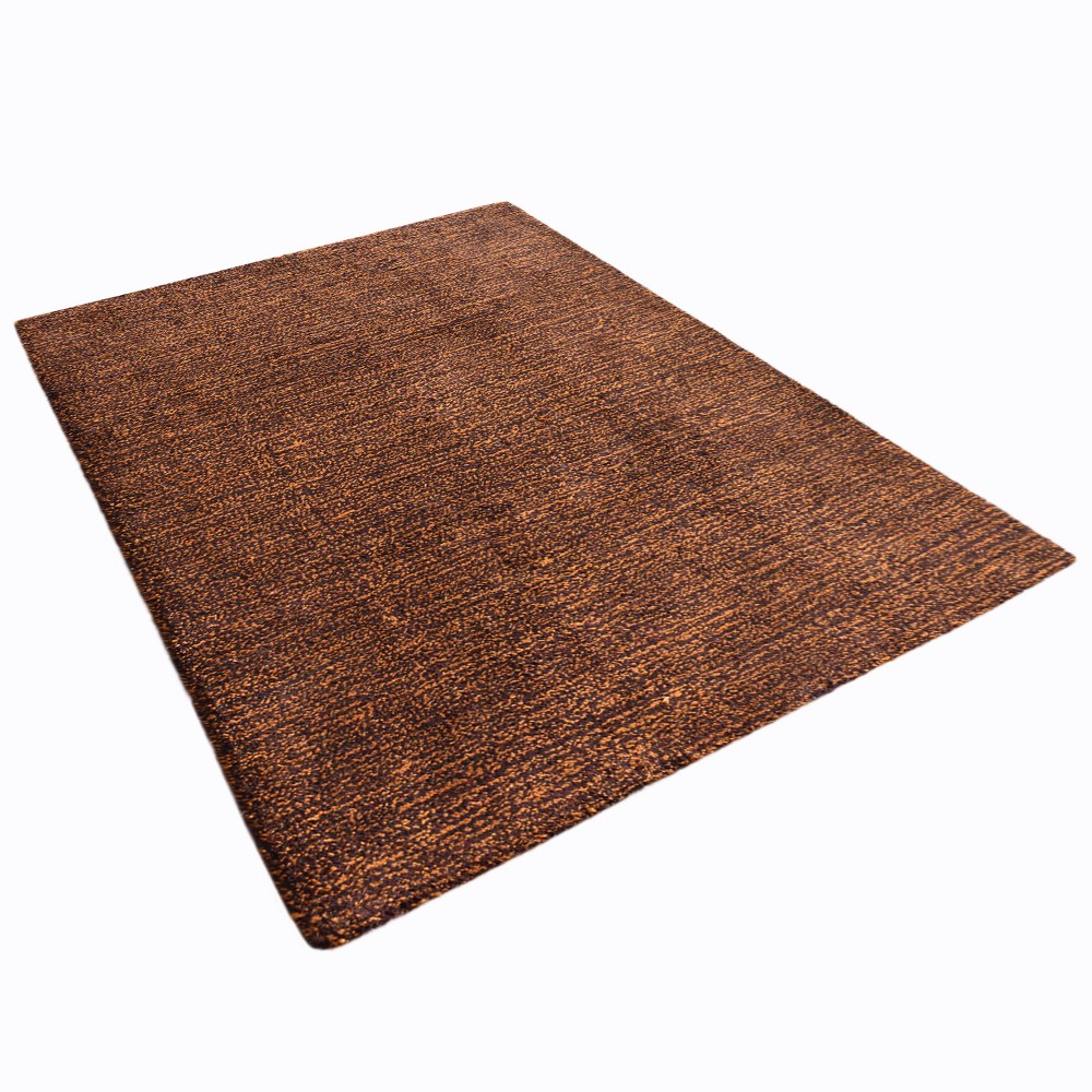 Dual Tone Hand Knotted Silk & Wool Rug