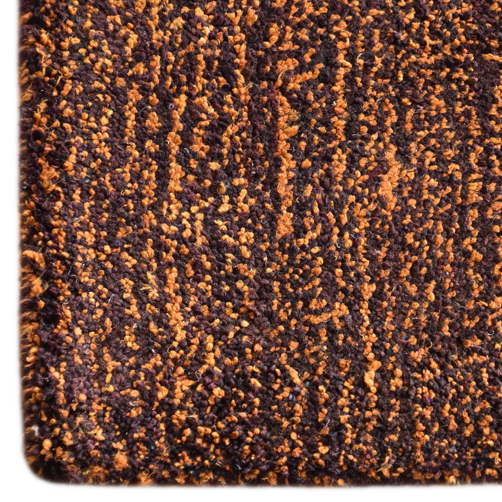 Dual Tone Hand Knotted Silk & Wool Rug