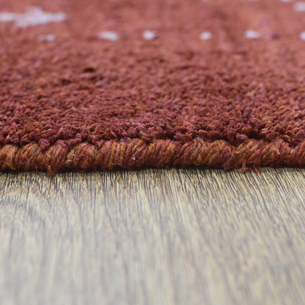 Fia Hand Knotted Silk & Wool Area Rug