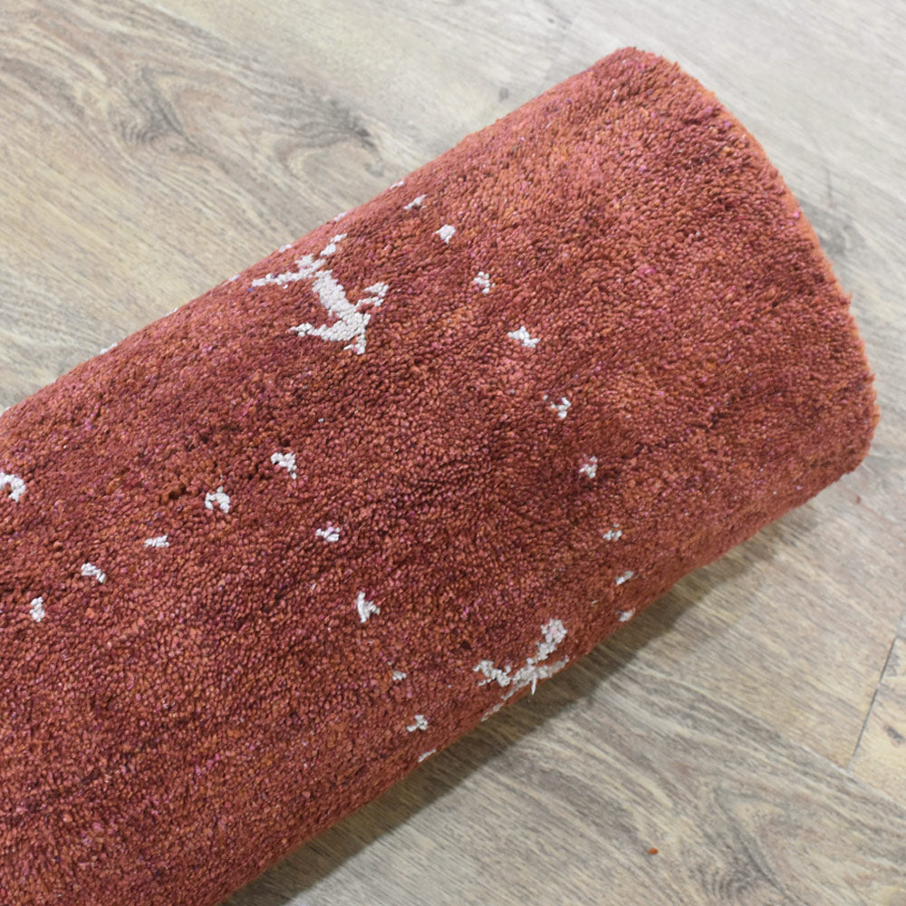 Fia Hand Knotted Silk & Wool Area Rug
