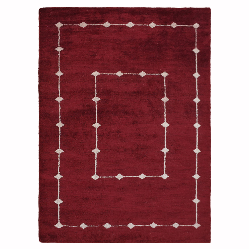 Sylvan Hand Knotted Silk & Wool Rug