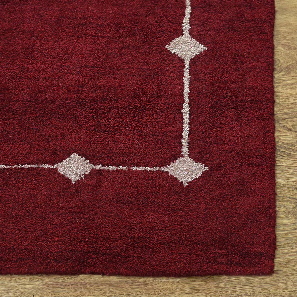 Sylvan Hand Knotted Silk & Wool Rug