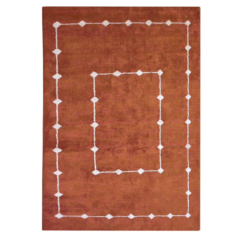 Sylvan Hand Knotted Silk & Wool Rug