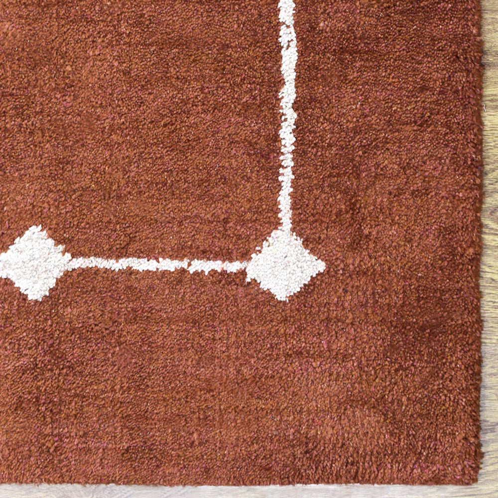 Sylvan Hand Knotted Silk & Wool Rug