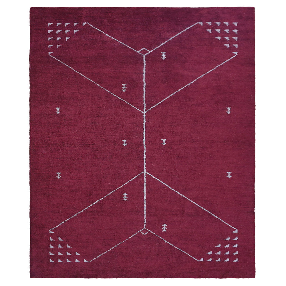 Philou Hand Knotted Silk & Wool Rug