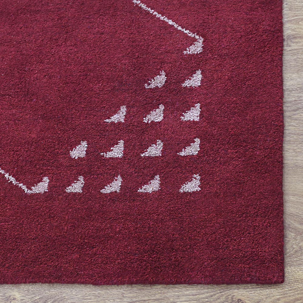 Philou Hand Knotted Silk & Wool Rug