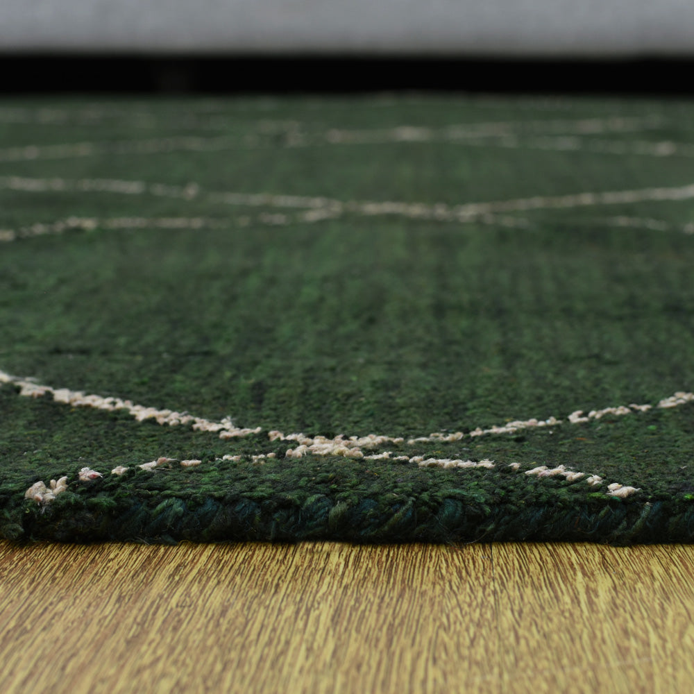 Lila Hand Knotted Loom Silk & Wool Area Rug