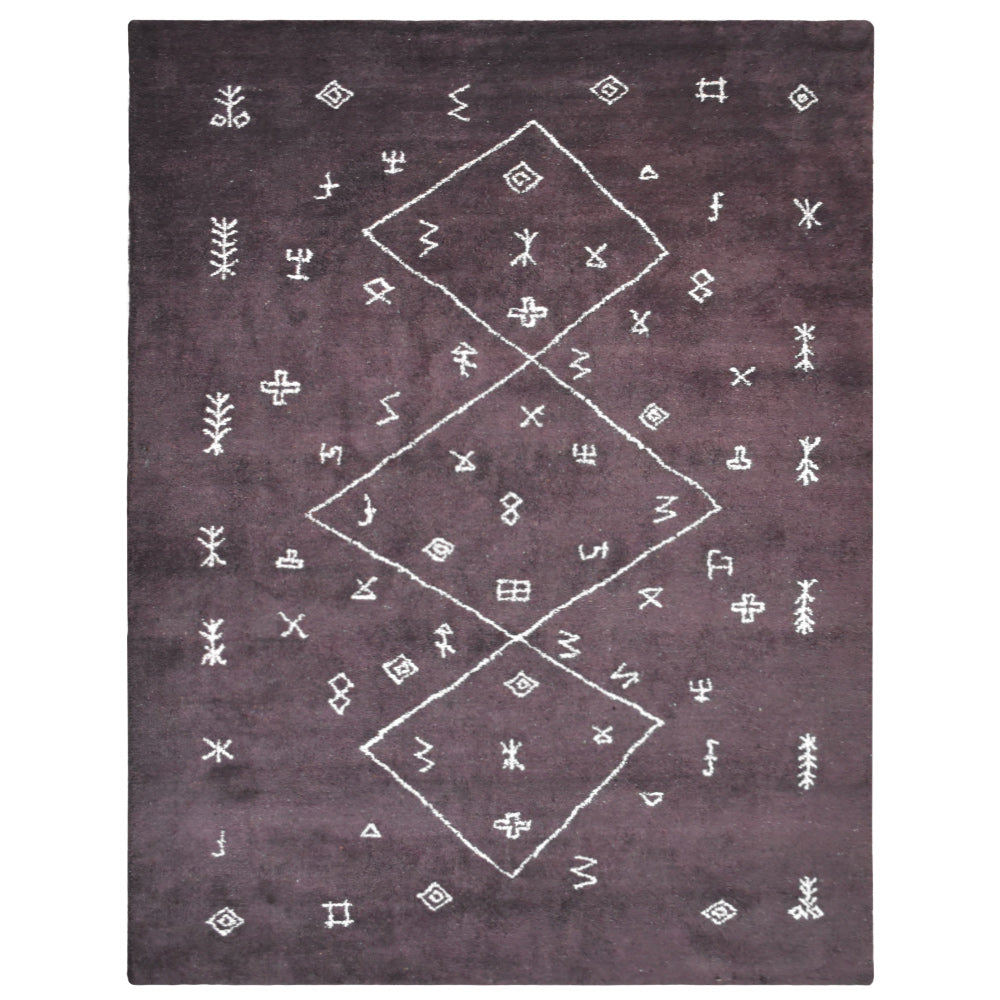 Gis Hand Knotted Silk & Wool Rug