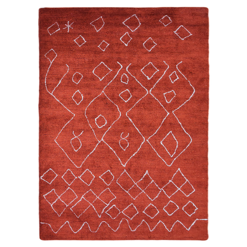 Aon Hand Knotted Silk & Wool Rug
