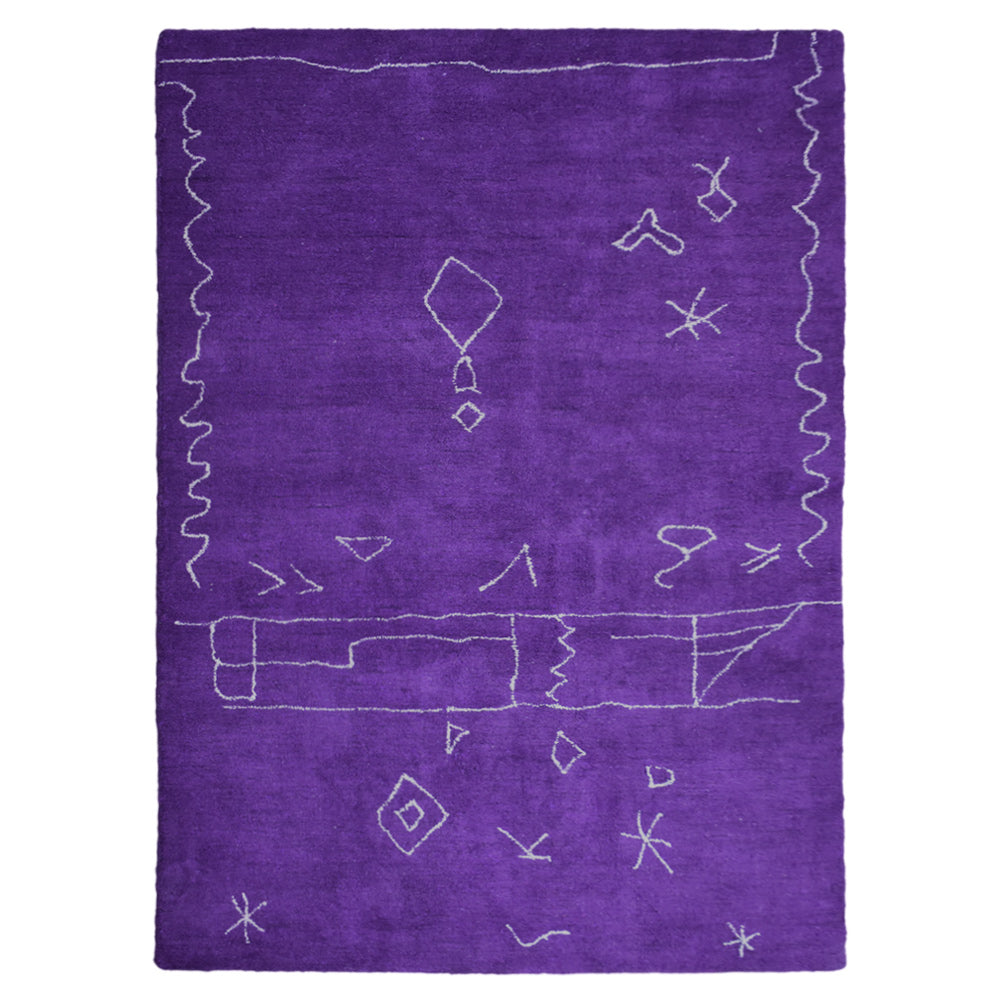 Darian Hand Knotted Silk & Wool Rug