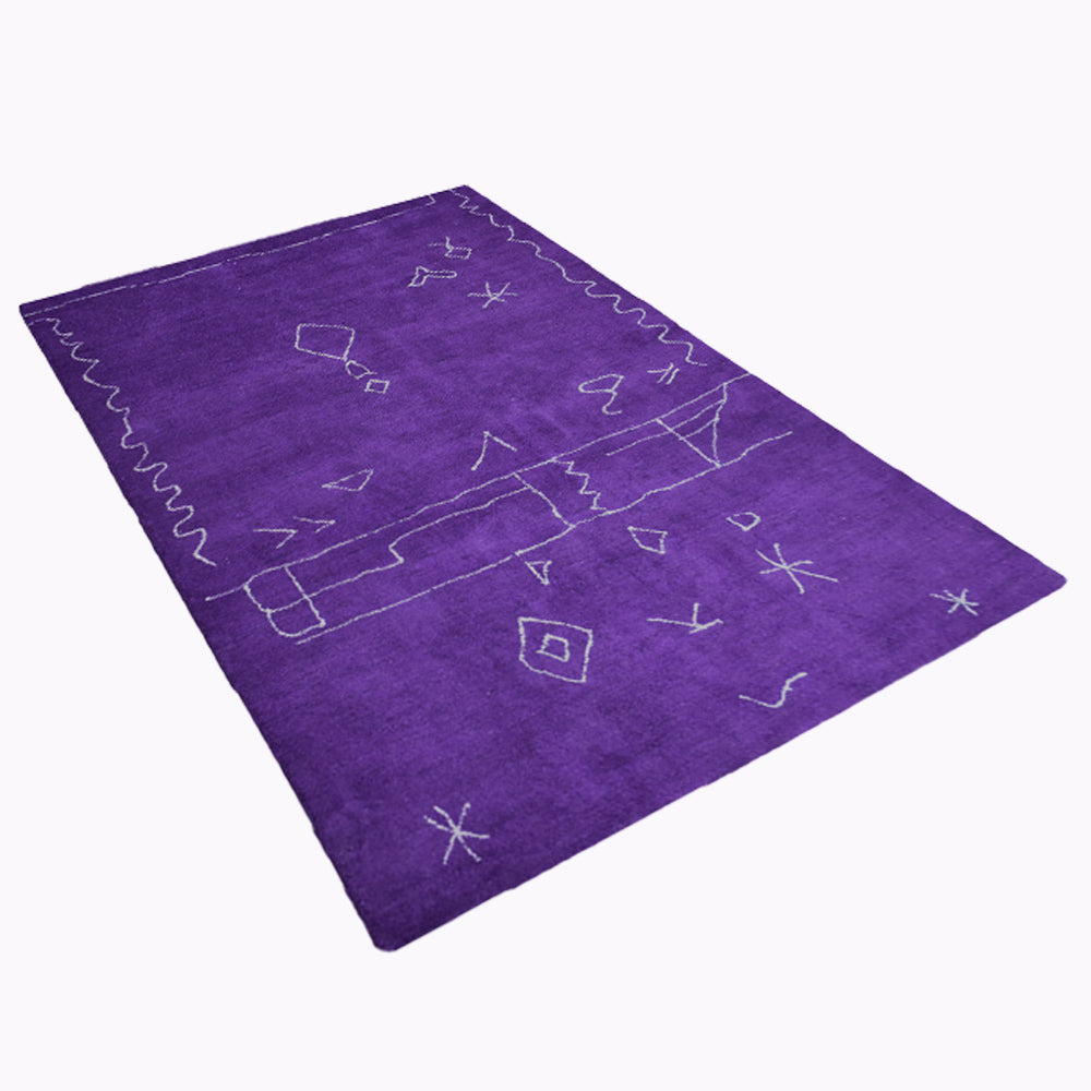 Darian Hand Knotted Silk & Wool Rug