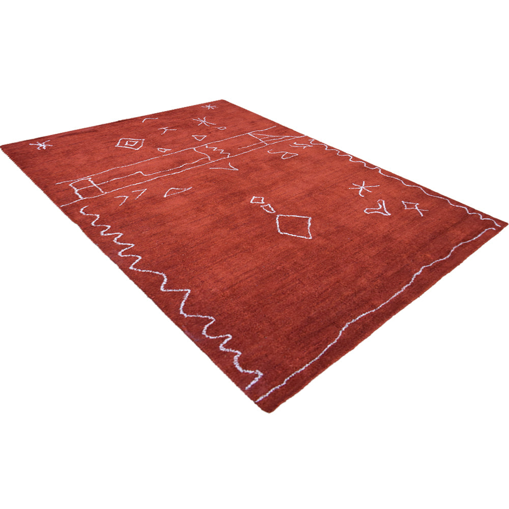 Darian Hand Knotted Silk & Wool Rug
