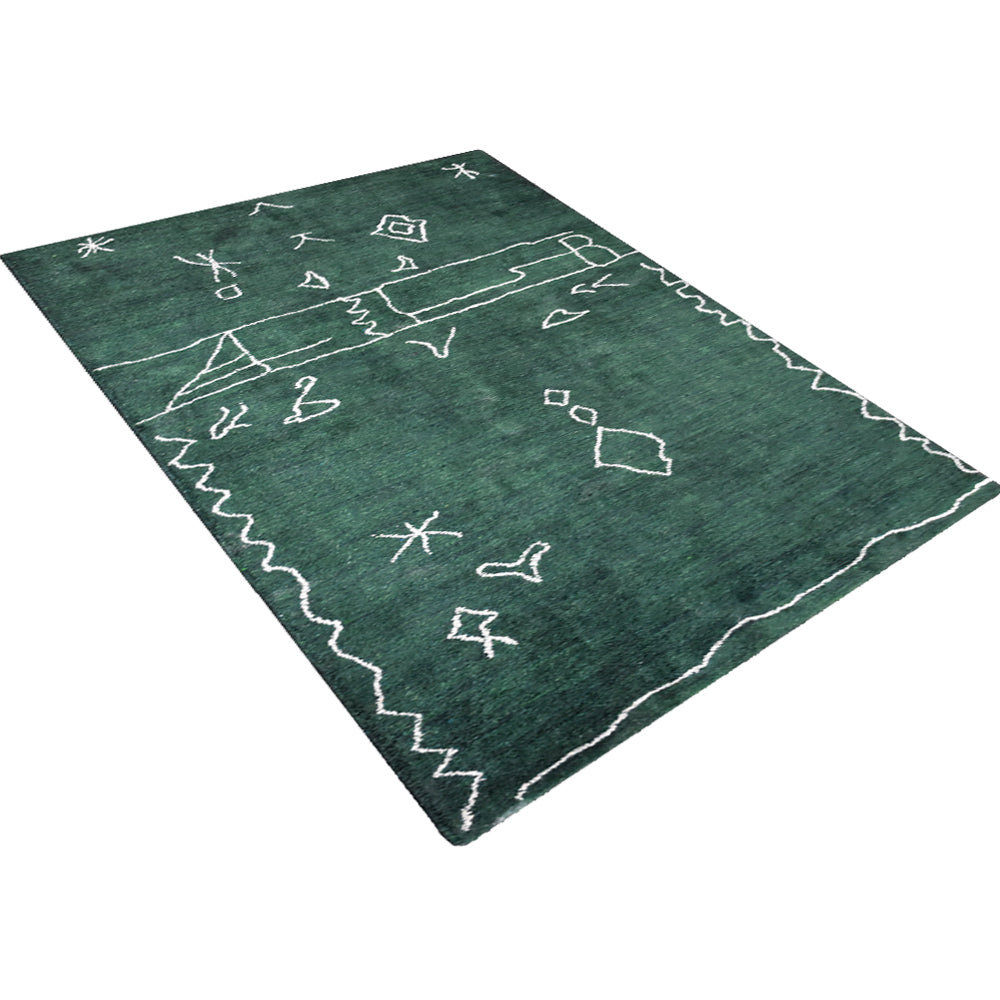 Darian Hand Knotted Silk & Wool Rug