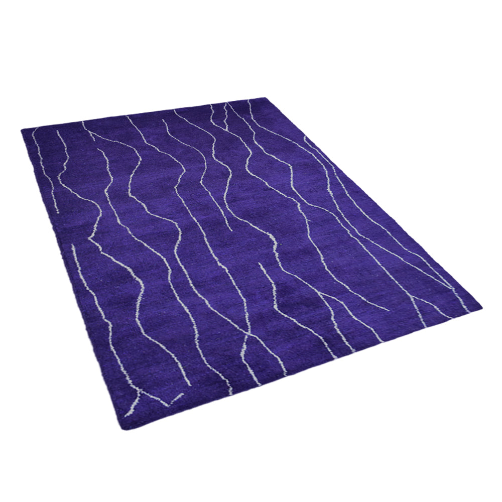 Ripple Hand Knotted Silk & Wool Rug