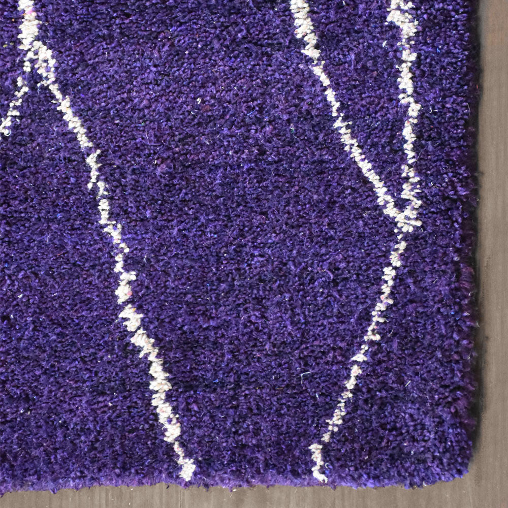 Ripple Hand Knotted Silk & Wool Rug