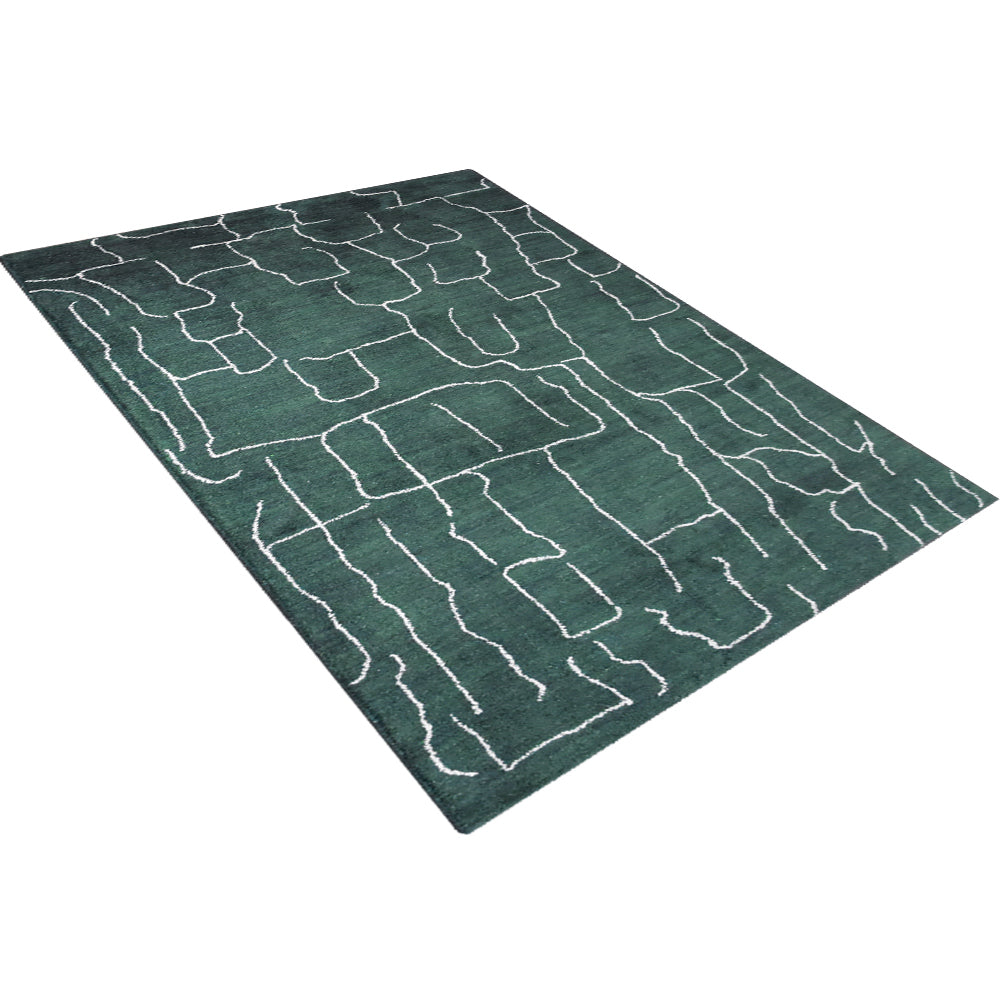 Gage Hand Knotted Silk & Wool Area Rug