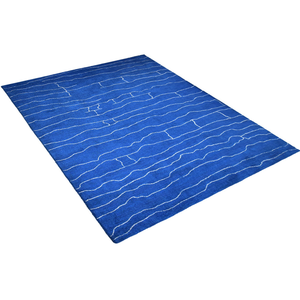 Sea Hand Knotted Loom Silk Mix Area Rug