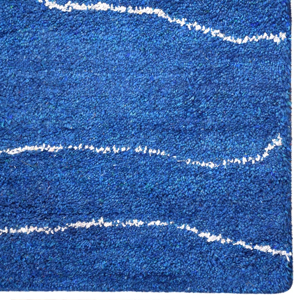 Sea Hand Knotted Loom Silk Mix Area Rug
