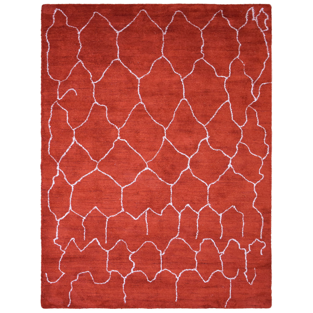 Zorah Hand Knotted Silk & Wool Rug