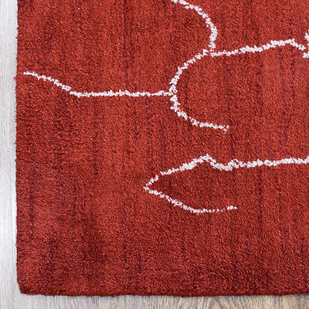 Zorah Hand Knotted Silk & Wool Rug