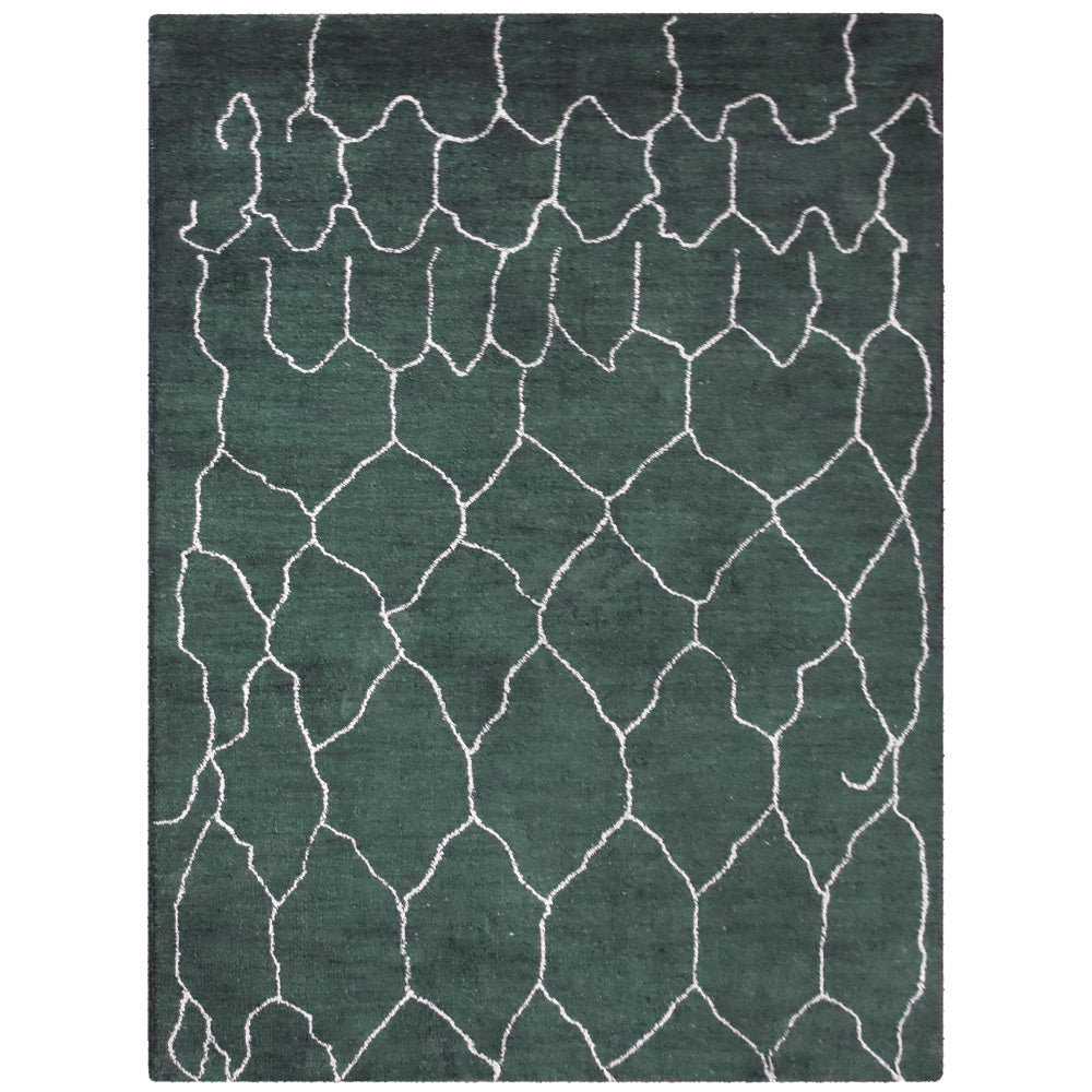 Zorah Hand Knotted Silk & Wool Rug