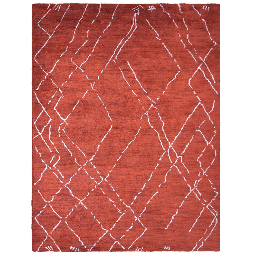 Wynter Hand Knotted Silk & Wool Area Rug