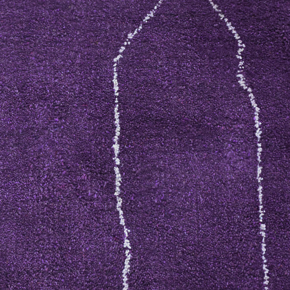 Thal Hand Knotted Silk & Wool Area Rug