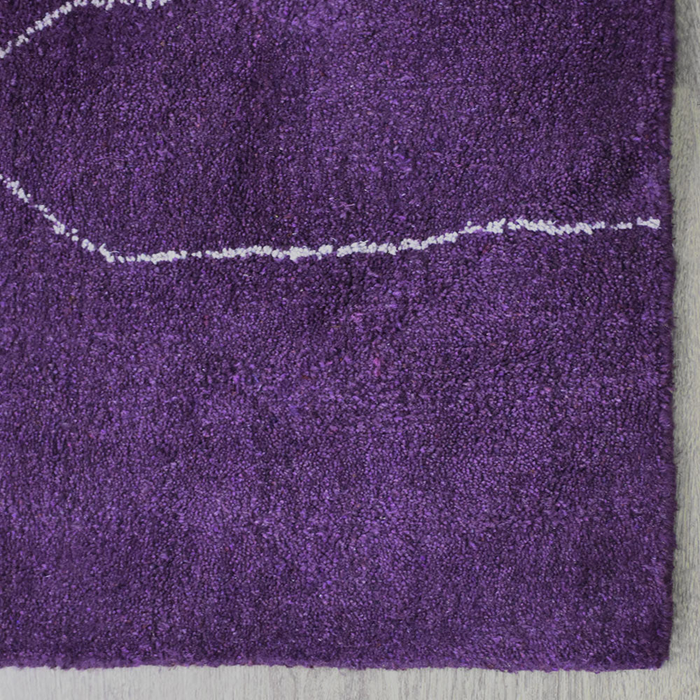 Thal Hand Knotted Silk & Wool Area Rug