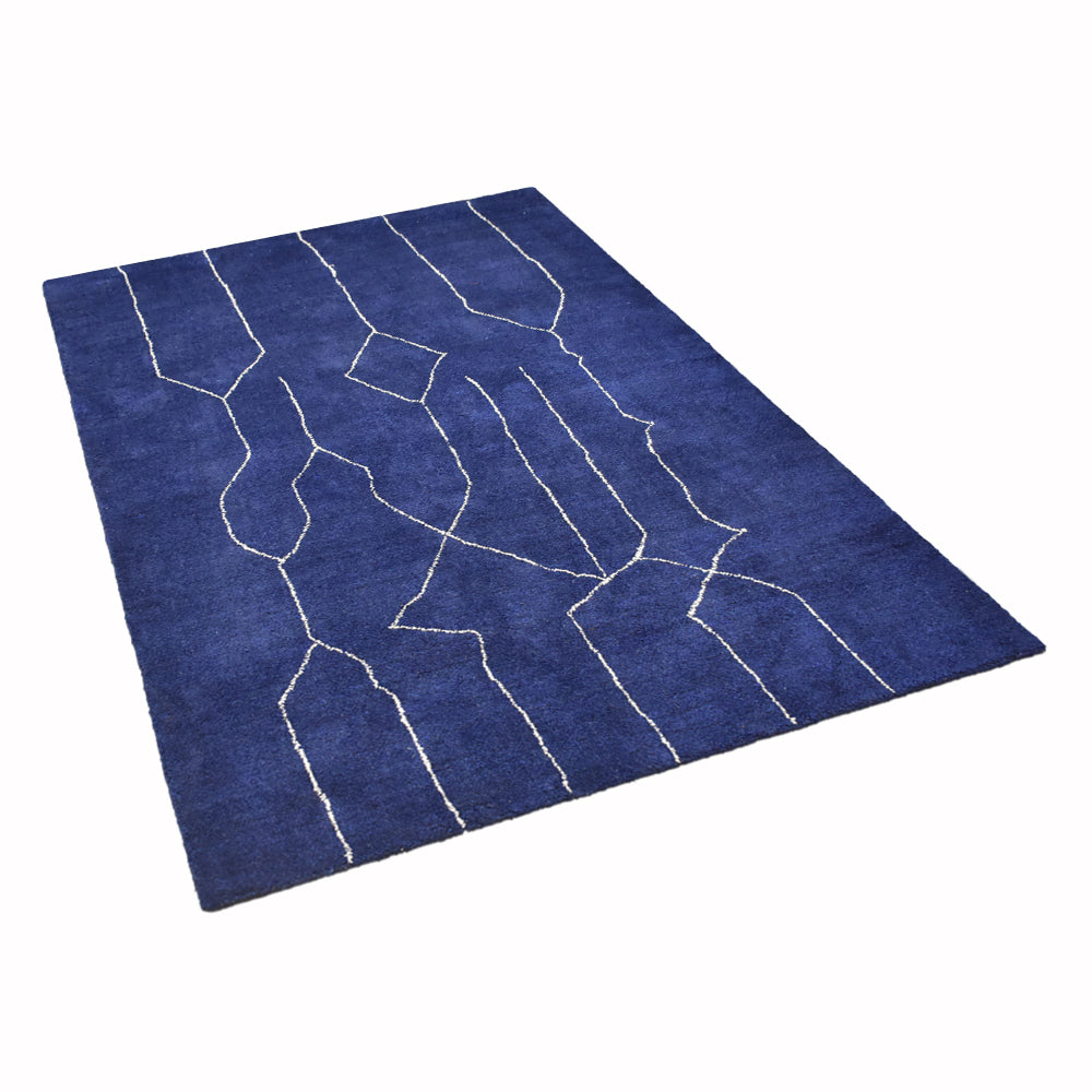 Thal Hand Knotted Silk & Wool Area Rug