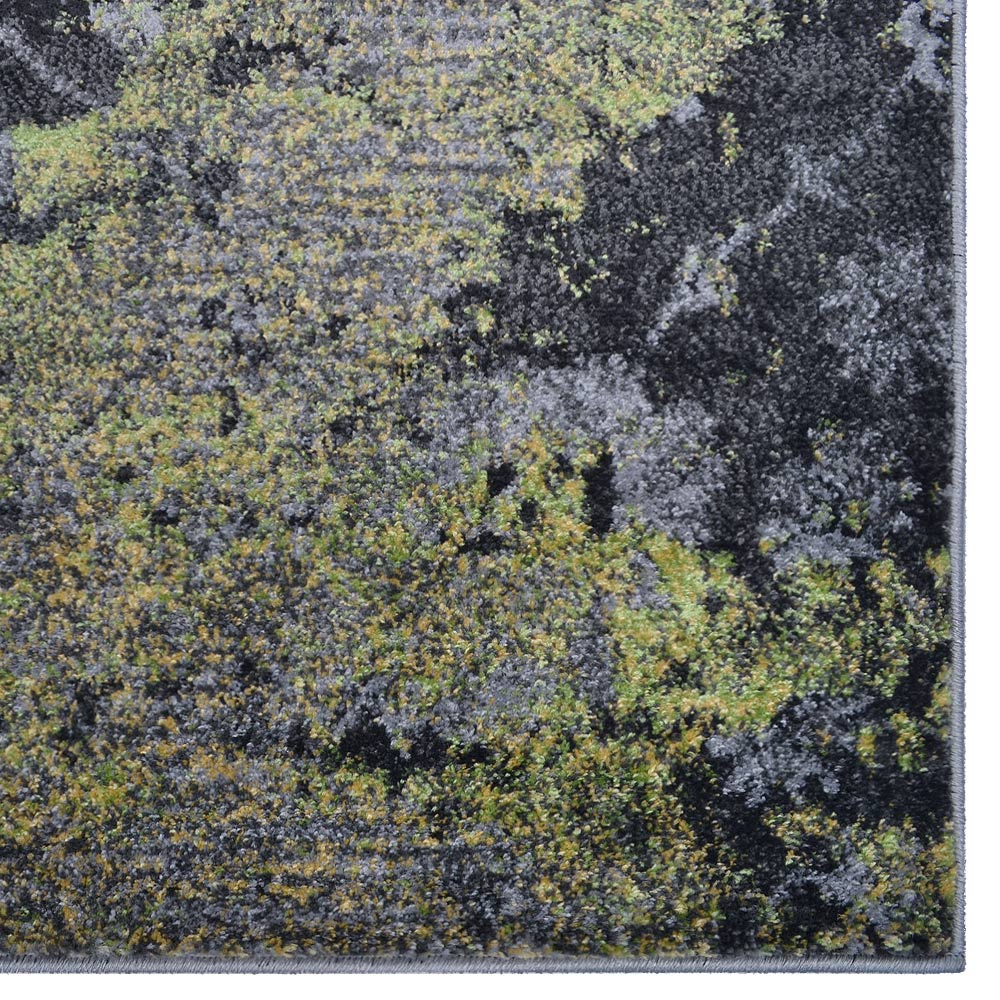 Verdant Eclipse Machine Woven Polypropylene Rug