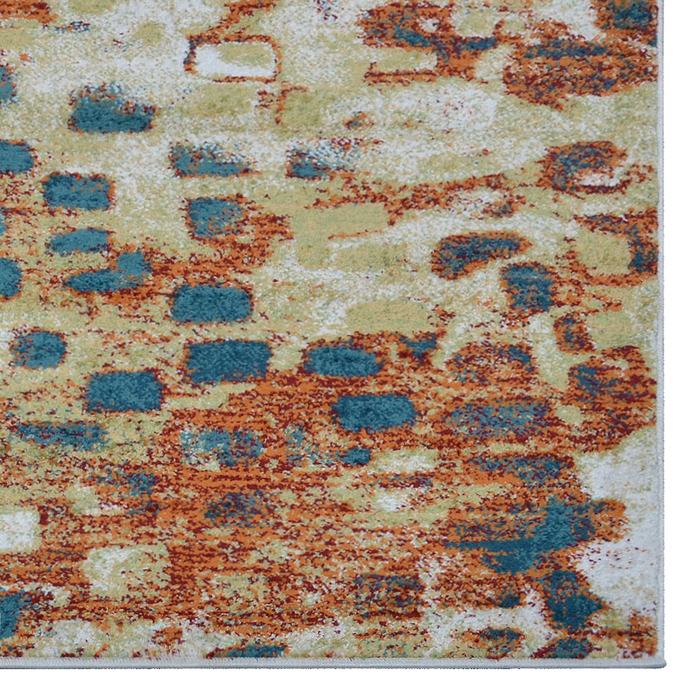 Pixel Harmon Machine Woven Heatset Rug