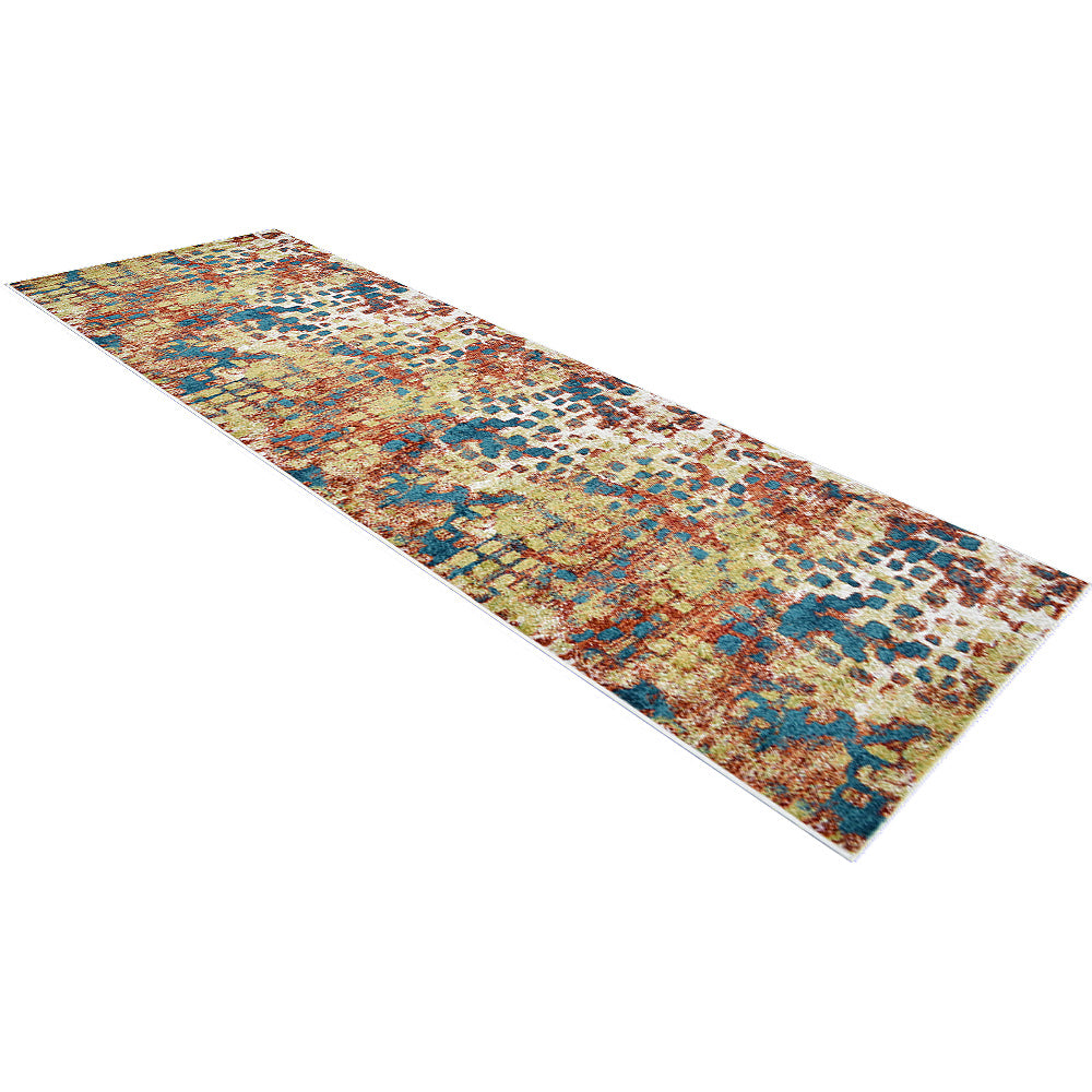 Pixel Harmon Machine Woven Heatset Rug