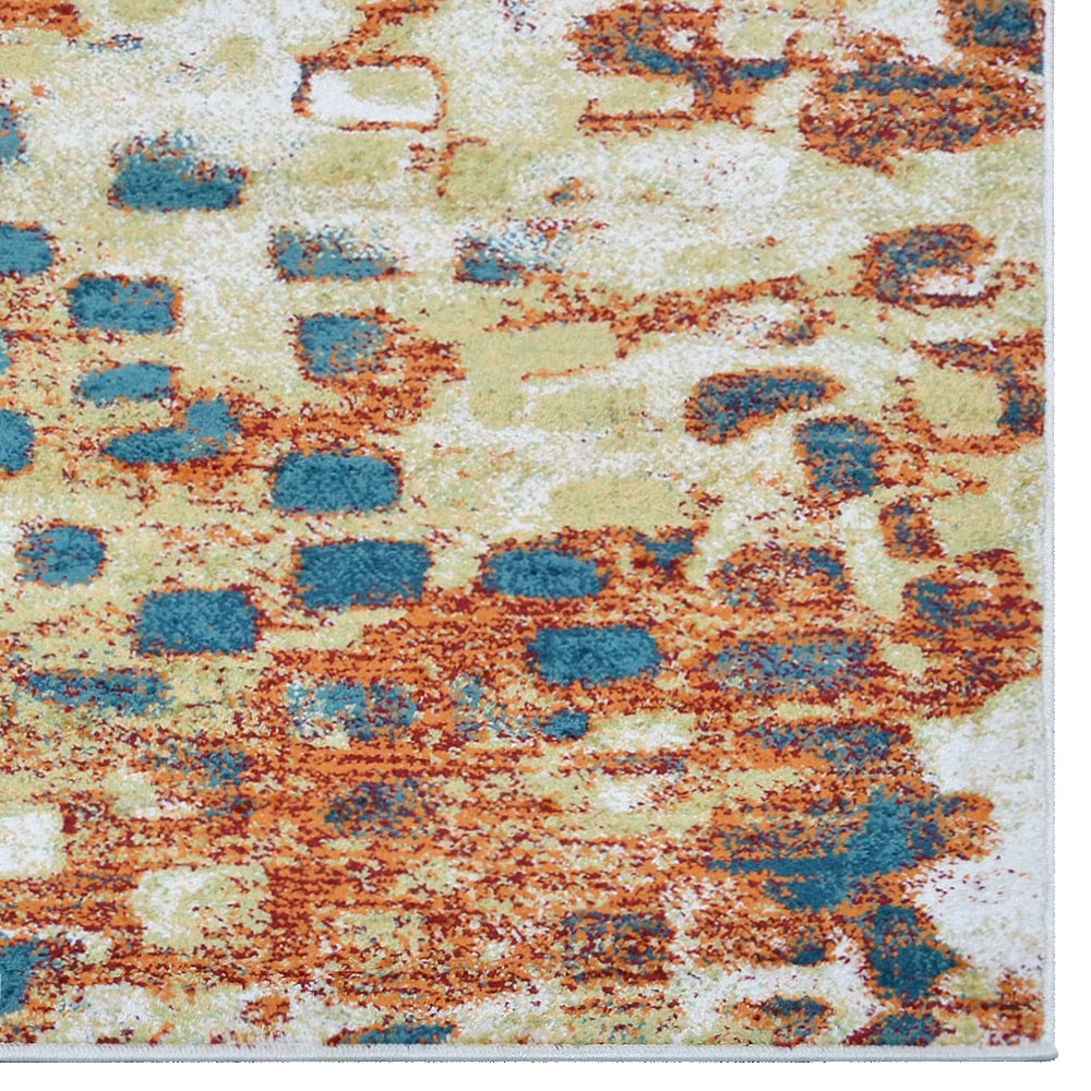 Pixel Harmon Machine Woven Heatset Rug