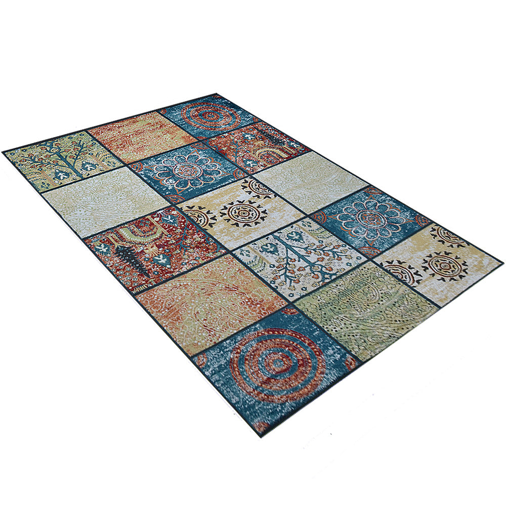 Mosaic Delight Machine Woven Heatset Rug