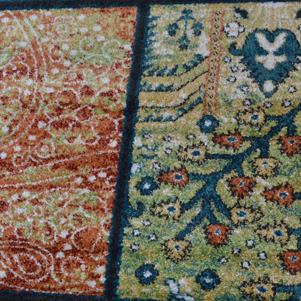 Mosaic Delight Machine Woven Heatset Rug