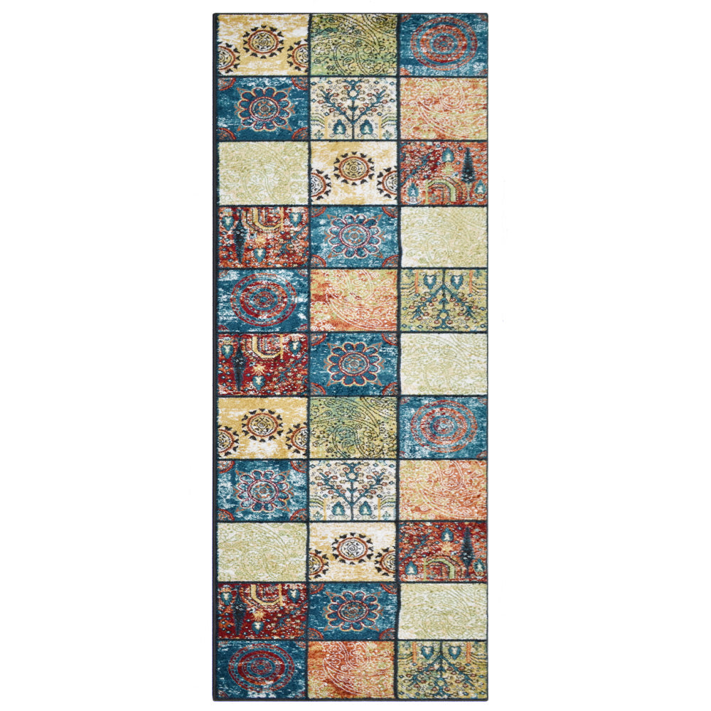 Mosaic Delight Machine Woven Heatset Rug