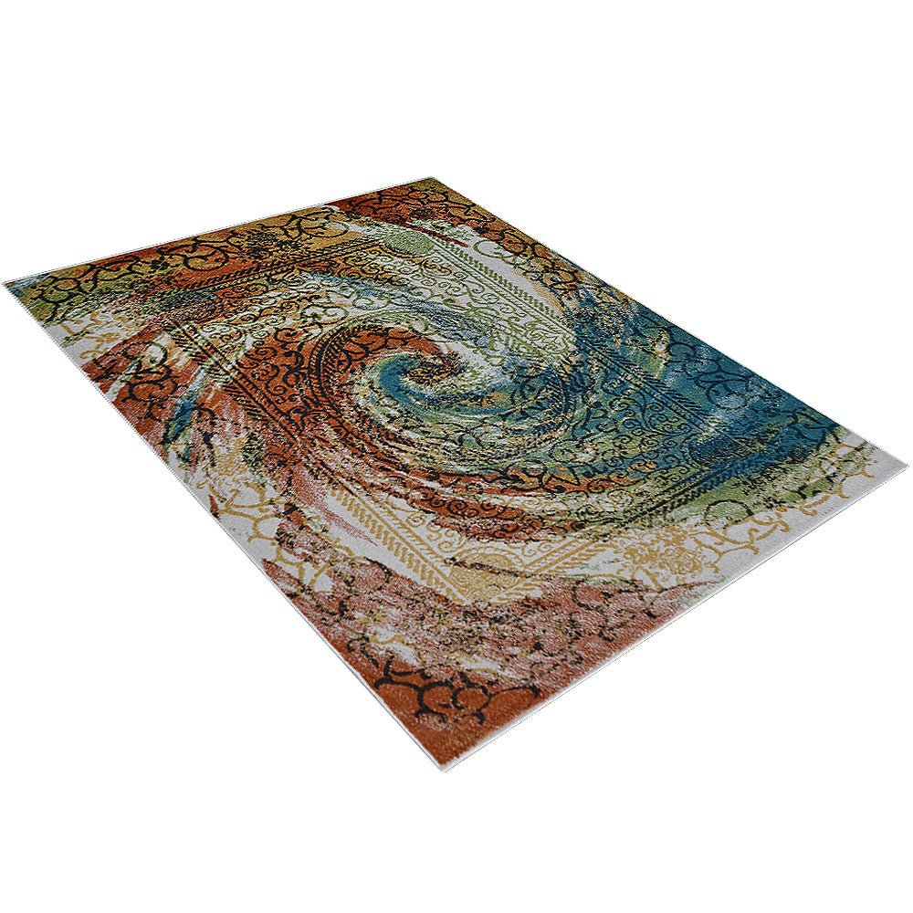 Whirlwind Machine Woven Polypropylene Rug