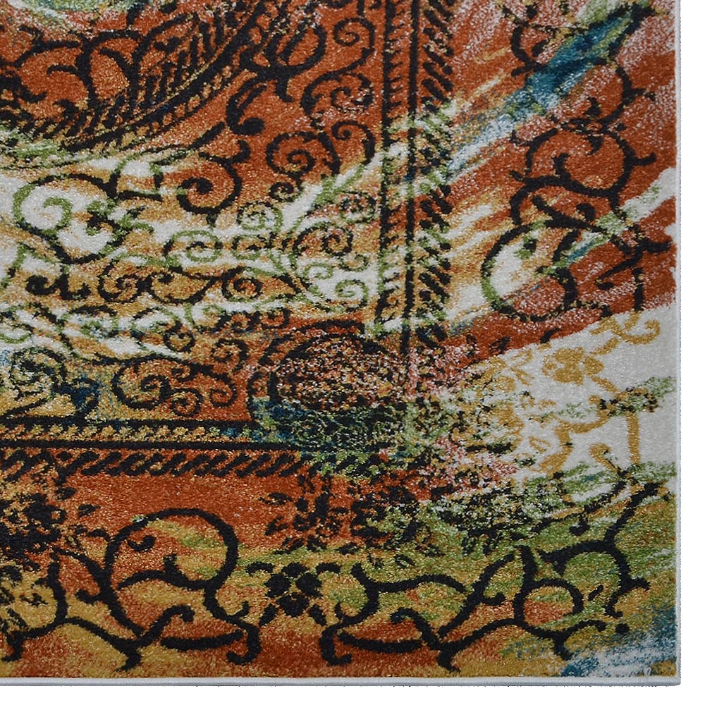 Whirlwind Machine Woven Polypropylene Rug
