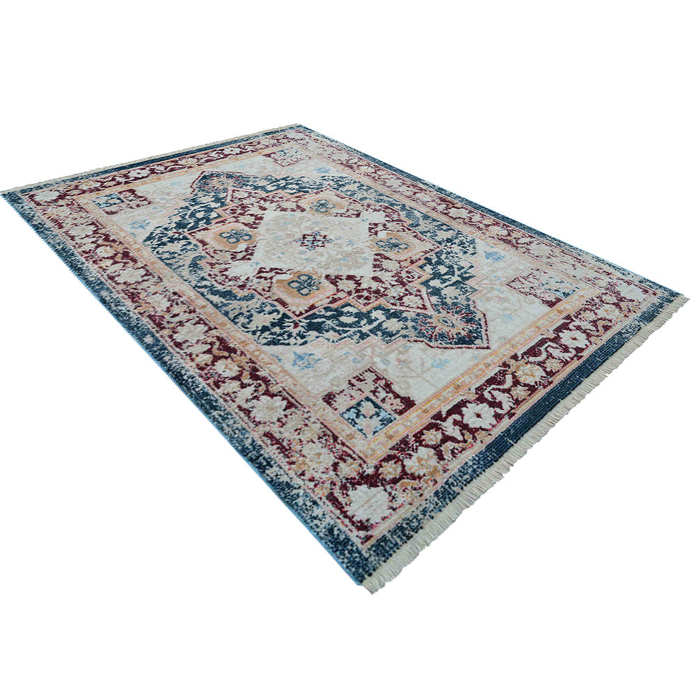 Ishanyi Machine Woven Crossweave Polyester Area Rug