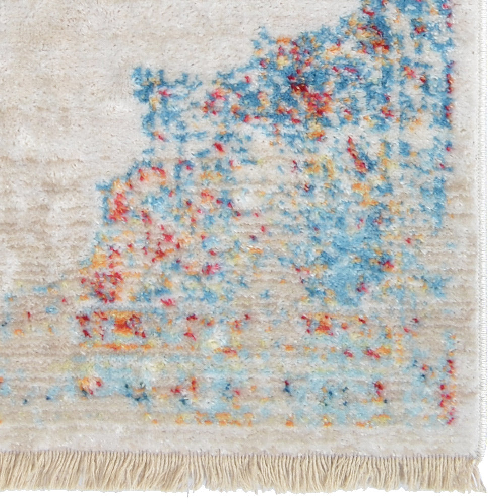Yashasvini Machine Woven Crossweave Polyester Area Rug