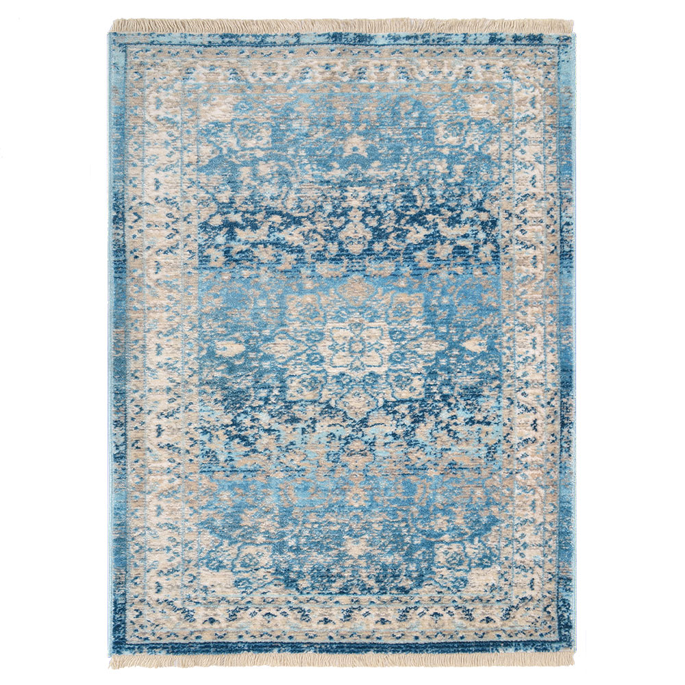 Girvani Machine Woven Crossweave Polyester Area Rug