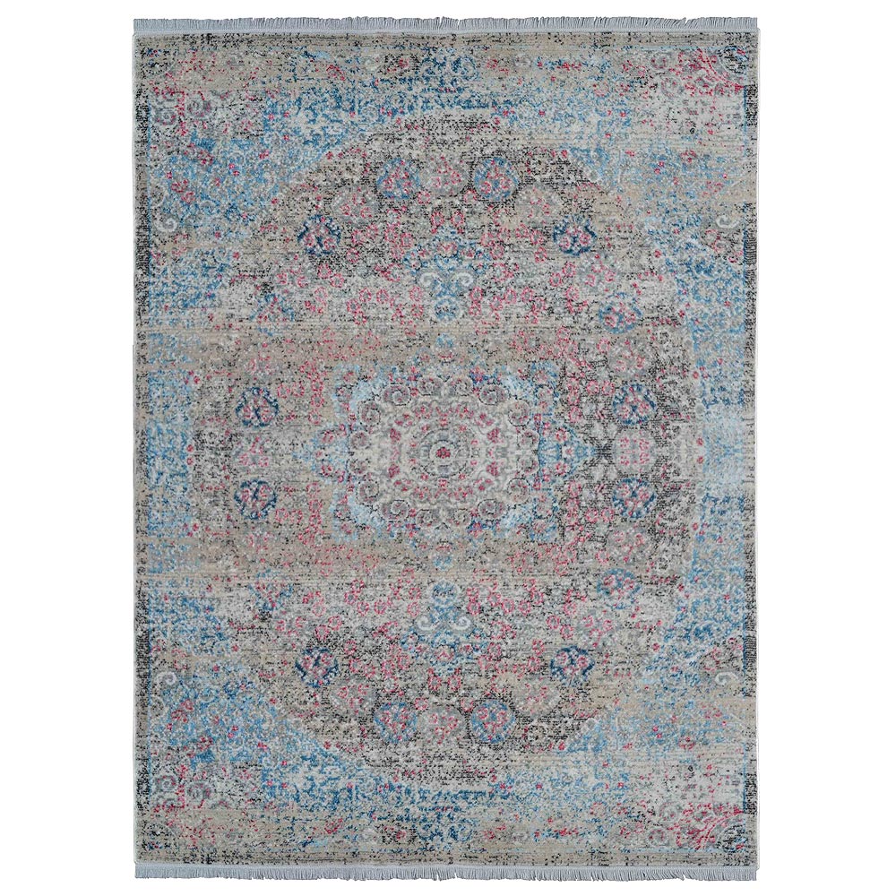 Devakanya Machine Woven Crossweave Polyester Area Rug
