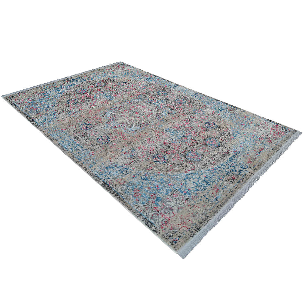 Devakanya Machine Woven Crossweave Polyester Area Rug