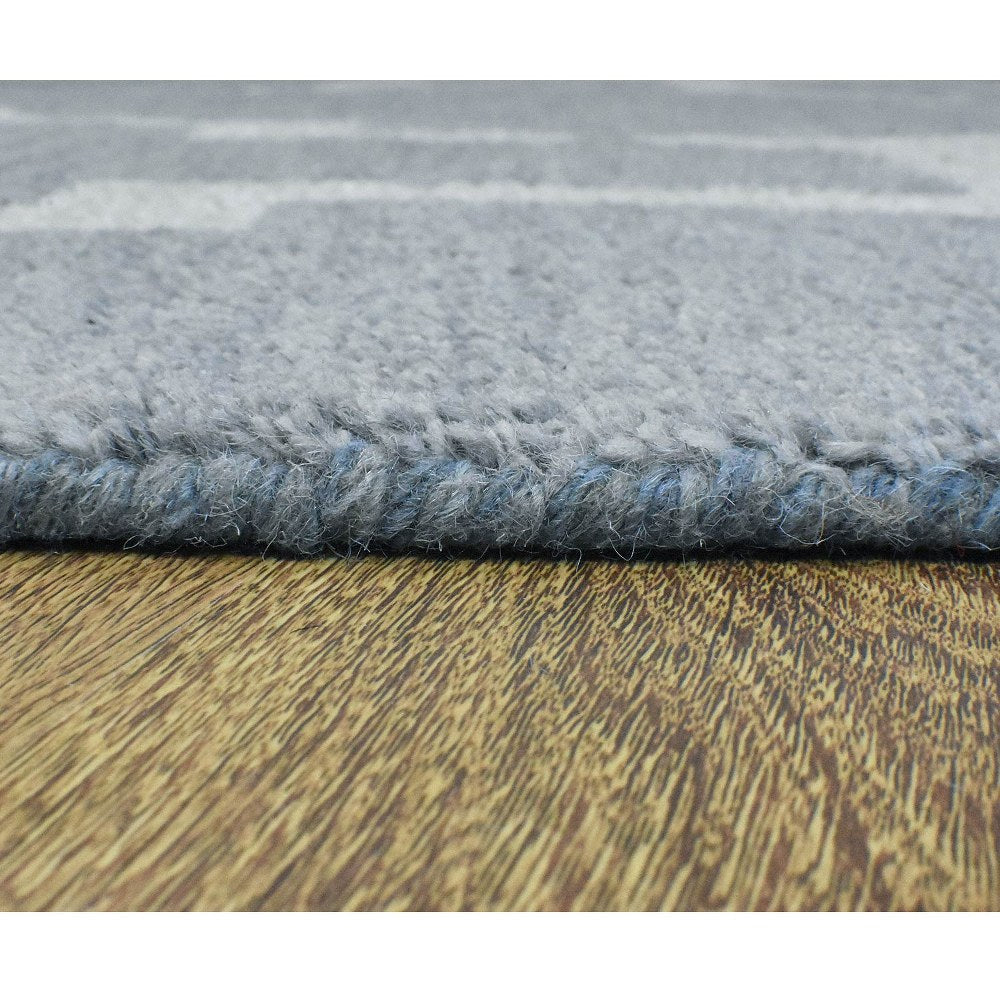 Avanti Hand Knotted Wool Gray Area Rug