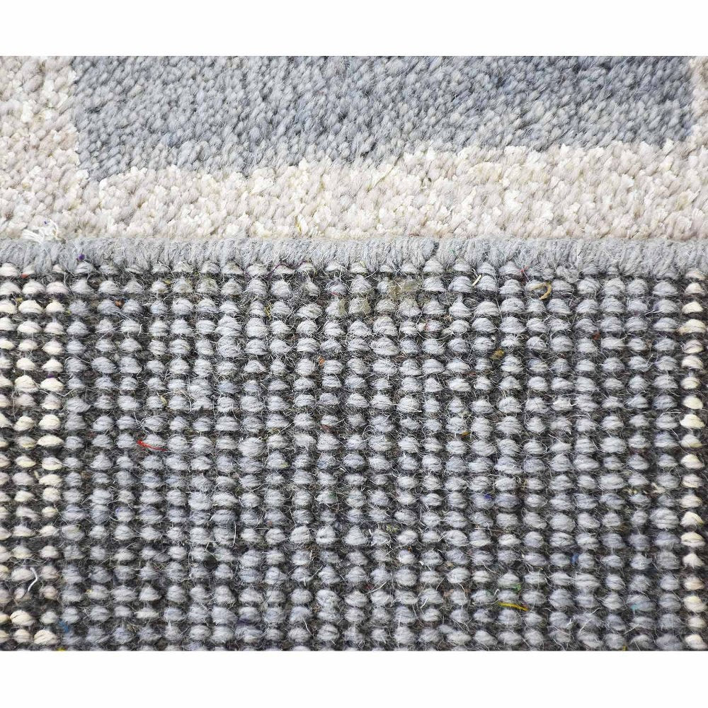 Avanti Hand Knotted Wool Gray Area Rug