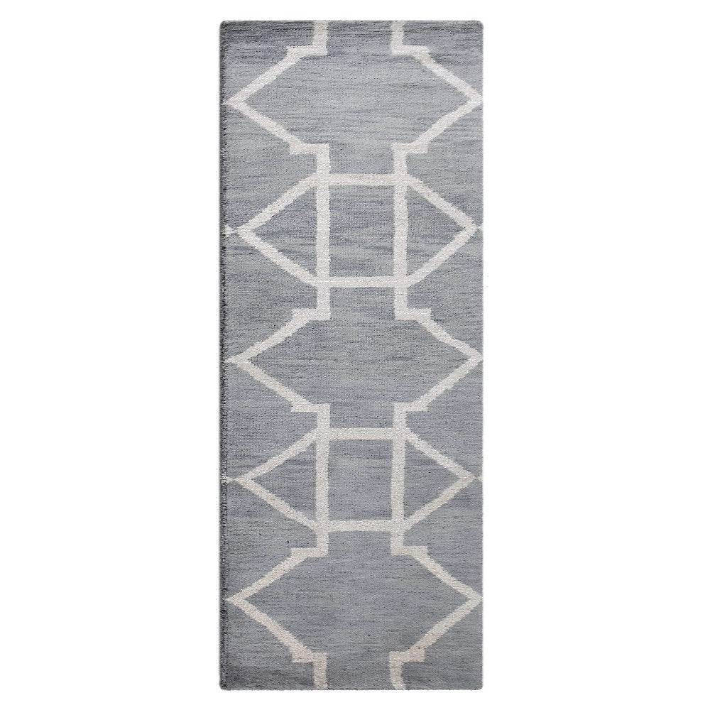 Avanti Hand Knotted Wool Gray Area Rug
