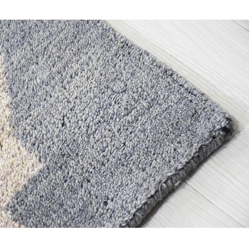 Avanti Hand Knotted Wool Gray Area Rug