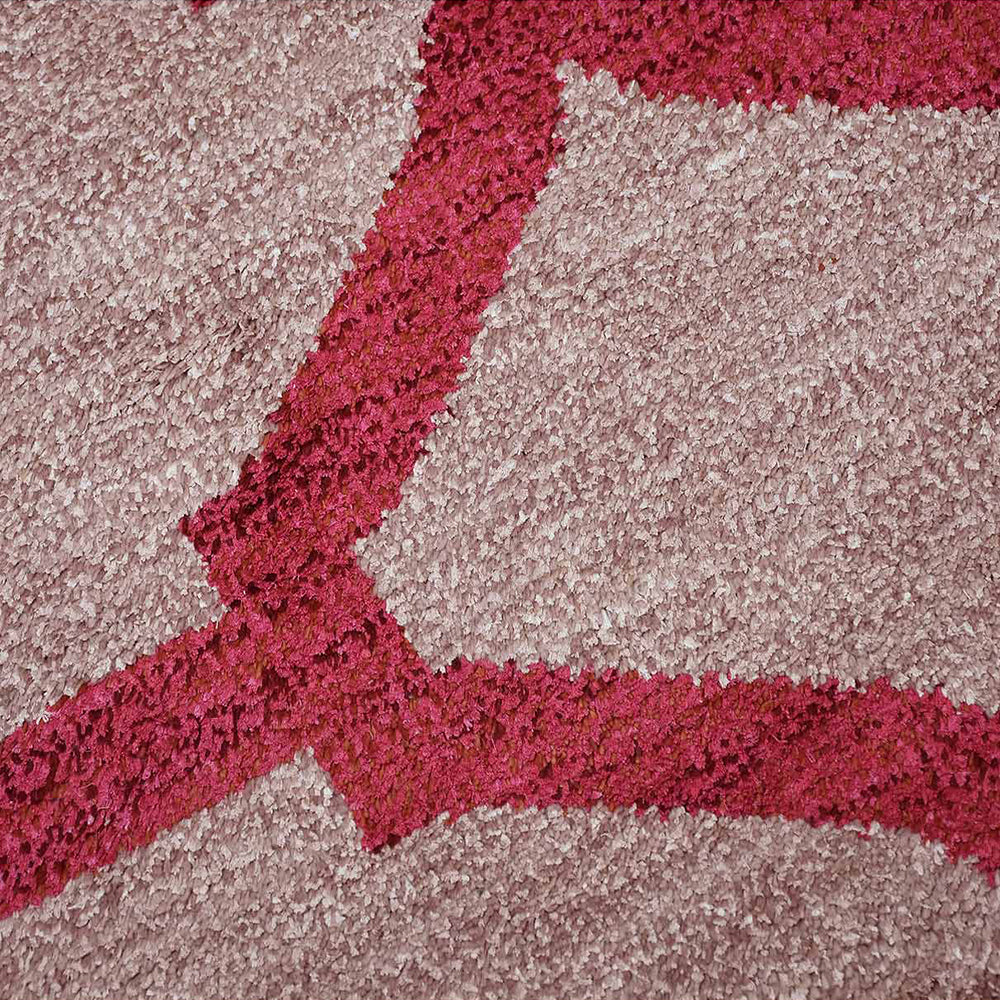 Lattice Hand Knotted Rug