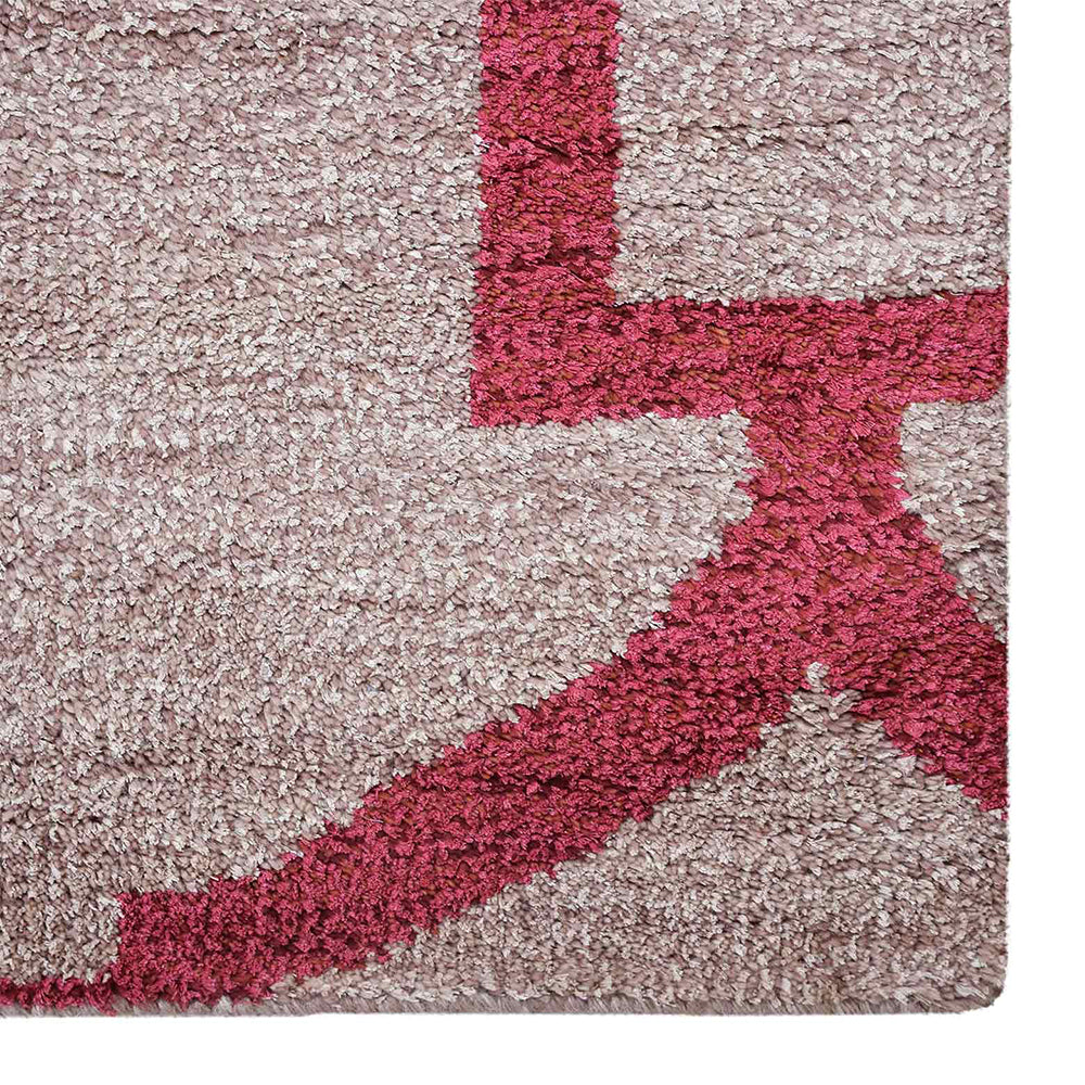 Lattice Hand Knotted Rug
