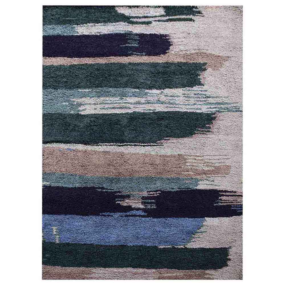Stroke Hand Knotted Silk Area Rug